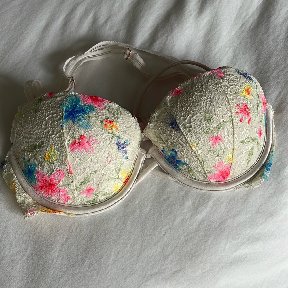 Lacy colorful Victoria Secret bra